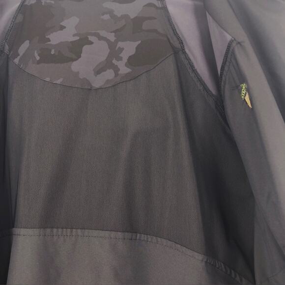 Lululemon Pack It Up Jacket Camo Zip Front Lightweight Size 10 Black Grey W4AVRS - Picture 10 of 16